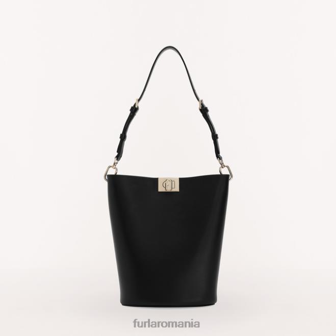 Furla femei geantă găleată fleur mini nero accesorii ASD45110